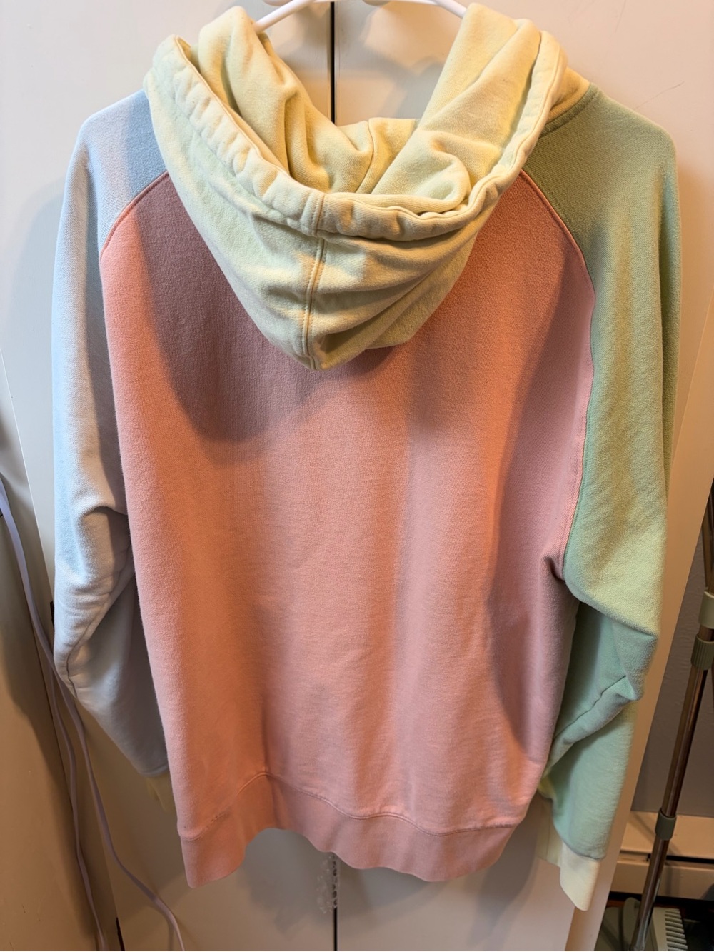 Teddy Fresh Pastel Block Hoodie - Pink, Green, Blue, Yellow Beautiful - Picture 2 of 8